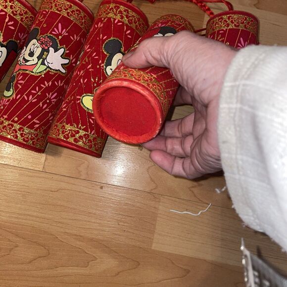 Disney Mickey Minnie Mouse Chinese Lunar New Year Firecracker Garland 18pc - Picture 7 of 7